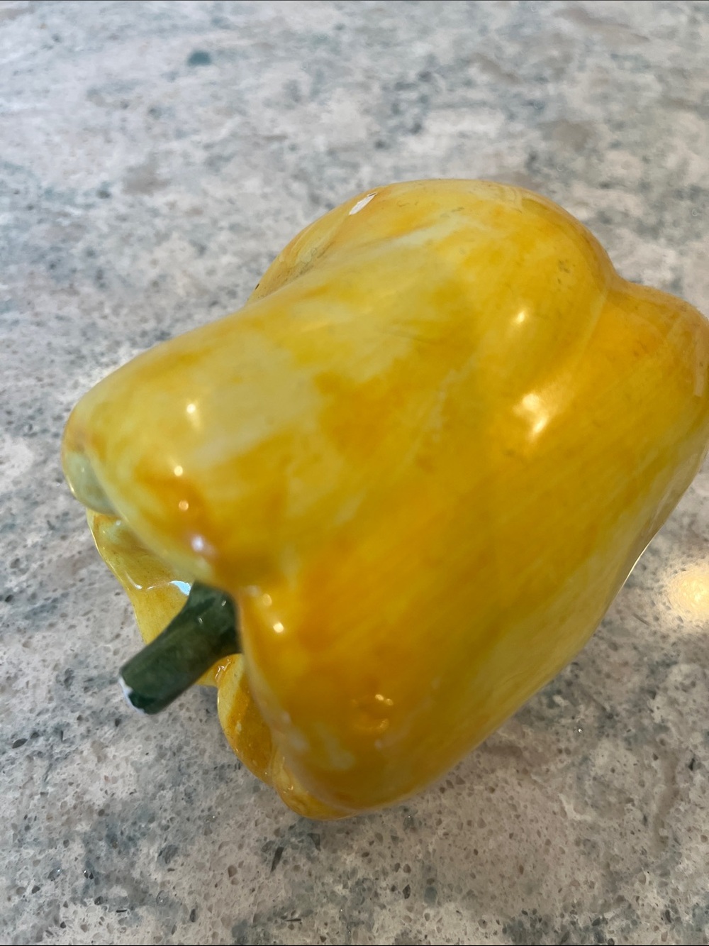 Italian Porcelain Yellow Pepper